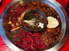 谭血鸭红锅底-谭鸭血老火锅(漳州路店)