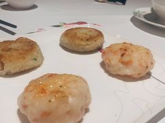 煎莲藕饼拼煎虾饼-花城苑广府菜(侨鑫店)