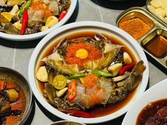 -草家酱蟹炭火烤肉店(珲春南路一店)