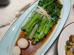 油淋脆菜心-绿茶餐厅(深圳龙华天虹购物中心店)
