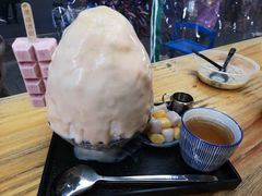 招牌芋泥かき氷-WONDER ICE 萬得冰田(建設路总店)