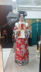 -后宫·古装汉服京剧儿童亲子全家福摄影