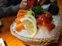 三文鱼腩刺身-鳗鱼家·深夜食堂(军博店)