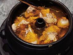 气锅鸡鸡汤-福照楼汽锅鸡·云南特色菜(火车站锦江店)