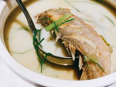 浓汤雪菜黄鱼小馄饨汤-玫瑰厅上海菜(兴国路店)