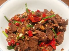 18秒快炒猪肝-老湘村·湖南土菜(天河维多利店)