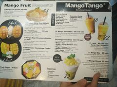 菜单-Mango Tango