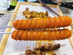 脆骨肠-土灶台东北大块肉烧烤(风景城邦店)