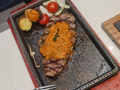 烤澳洲牛板腱牛扒-和平馆·地道港澳茶餐厅(西门口店)