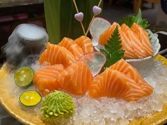 三文鱼腩刺生-炙柒Sekinana·精致料理 烧鸟·铁板烧(海上世界店)
