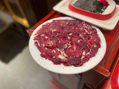 现切黄牛肉-大龙燚·旷野鲜火锅(广州首店)