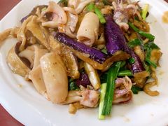 山茄炒比管-兴国苑酒店