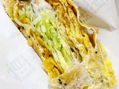 双蛋肉松手撕鸡煎饼-煎饼道·新鲜现做(来福士店)