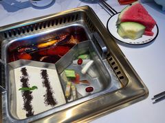 奶茶锅底-大熊猫毛肚火锅(烟台万象汇店)