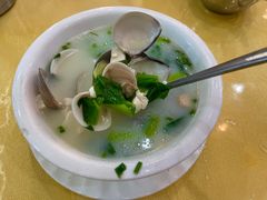 沙白芥菜豆腐汤-鹏城人家海鲜酒家·23年老字号(较场尾店)