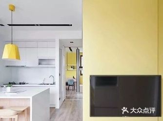 让玄关、客厅、餐厅连成一体