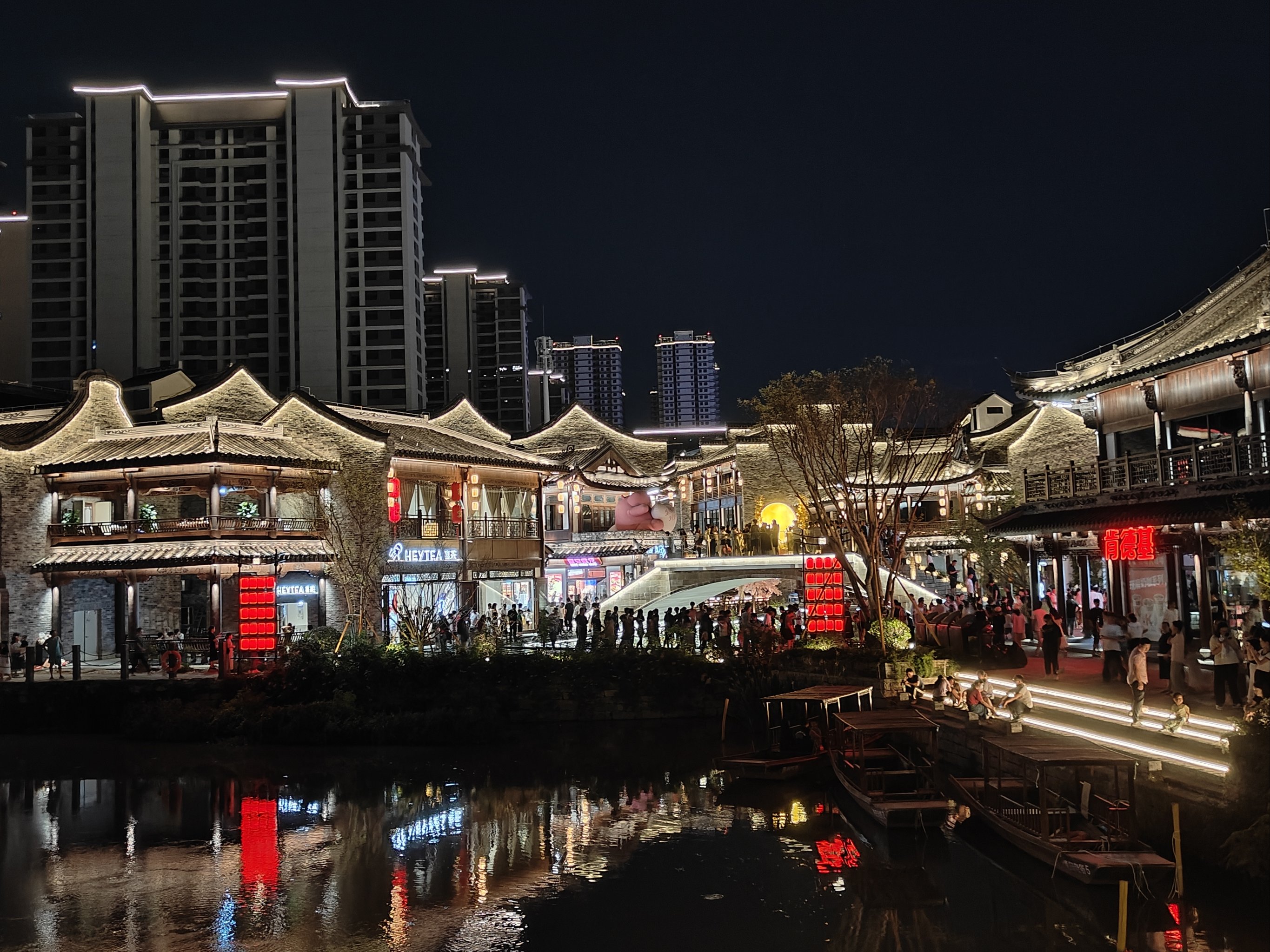 温州夜景图片实拍图片