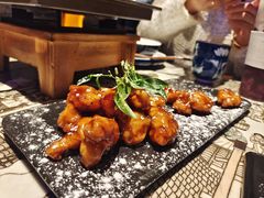 雪花糖醋里脊-绿茶餐厅(松江万达店)