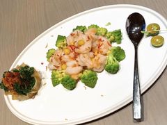 西兰花炒虾仁-秦园酒楼(水岸星城店)