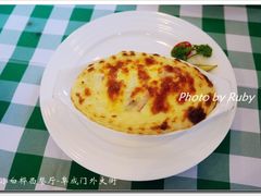 烤奶汁杂拌，39米。-小白桦西餐厅