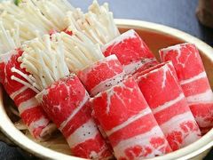 蘑菇煎雪花肥牛-炉子旁烤肉(庄河店)