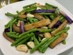 茄瓜炒豆角-胜记烧鹅美食