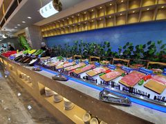 自助取餐区-锤头鲨毛肚海鲜烤肉自助餐厅(国购广场店)