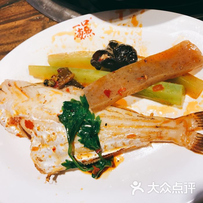 一口海鱼耗儿鱼火锅(簋街店)红油耗儿鱼图片 - 第2张