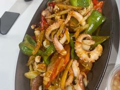 爆炒八爪鱼-阿尔法海鲜排档(爱琴海店)