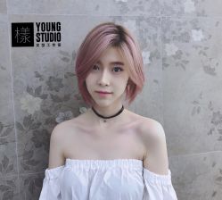 -INS羽毛接发·巴黎画染