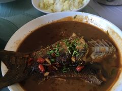 红烧划水-天乐农家鱼头王(天目湖店)