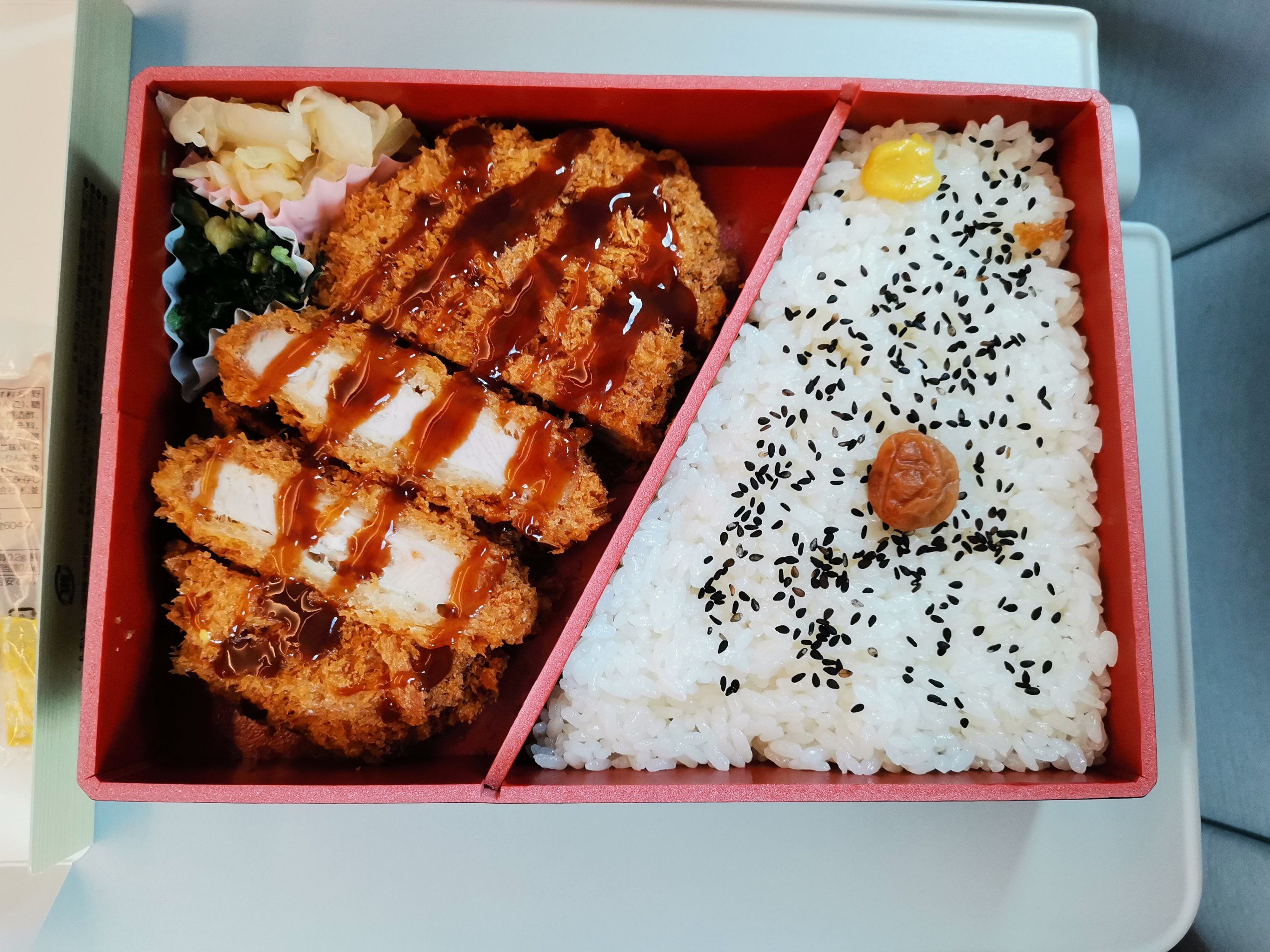 坐新幹線吃便当饭91.炸猪