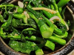虾酱啫啫芥兰煲-龙记烧腊茶餐厅(常德路店)
