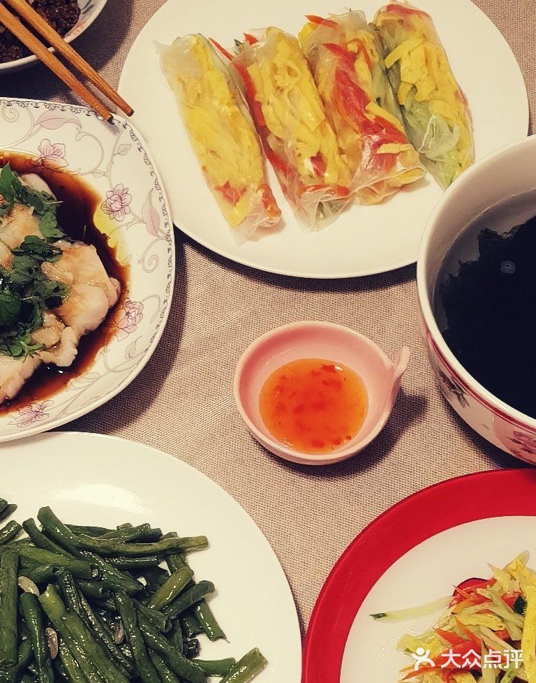 漂亮的越南纸米卷