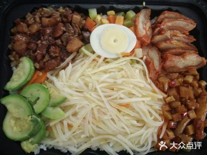 卤肉鸡排双拼