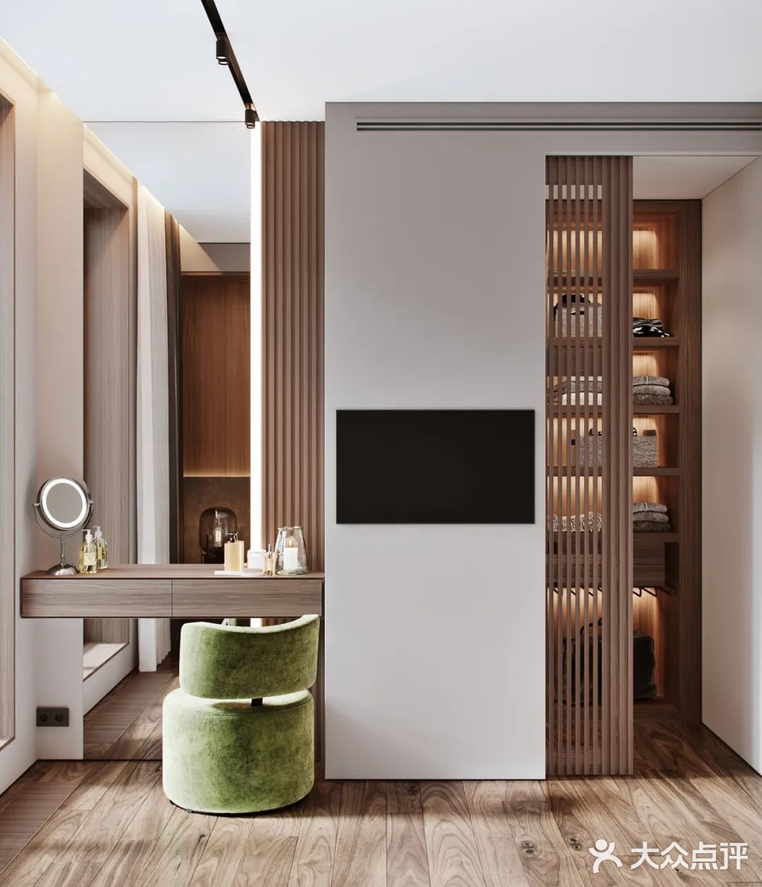 今日分享衣帽间与主卫兼得