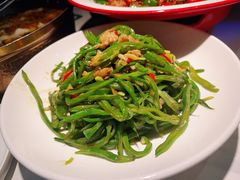 小炒扁豆丝-建哥老菜馆(瑞达公寓一店)