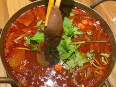 仔姜鲜锅嫩鸭血-不曾在把把烧•烧烤(莲坂磐基店)