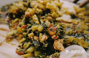 Shredded Pork with Snowy Chard Noodle Soup