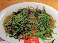 鳝鱼炒空心菜-皮蛋弟砂锅店(总店)