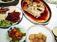 豉汁蒸多宝鱼-北平楼·烤鸭·北京菜(牡丹园店)