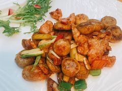 蘑菇炒肉-周三的情书花园餐厅(江北店)