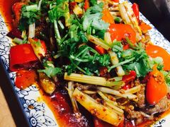 爆炒牛肠-大众跷脚牛肉馆·非遗传承单位(峨眉山店)