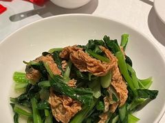 鸡毛菜炒腐衣-玫瑰厅上海菜(兴国路店)