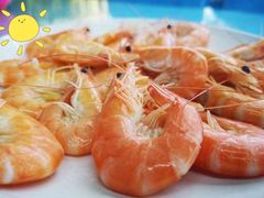 白灼鲜海虾-海上渔村食府海鲜餐厅