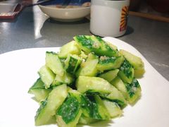 蒜泥青瓜-探鱼·鲜青椒爽麻烤鱼(广州花都来又来店)