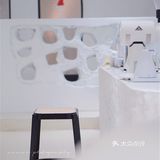 洞穴式纯白咖啡店｜滤镜我要的白是温柔的白