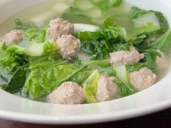 小白菜汆丸子-湖畔鲁菜·二十年老字号餐厅(大明湖店)