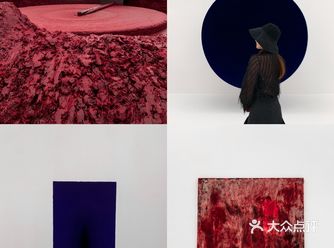 深圳看展｜克莱因蓝与勃艮第红结合（附调色）