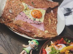 巴黎火腿鸡蛋芝士蘑菇可丽饼-RAC BAR(安福路店)